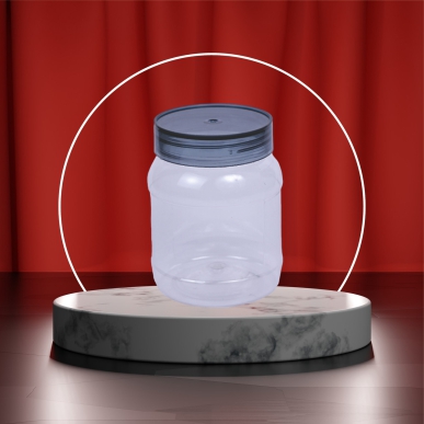 Round Shape Pet Jar 500ml
